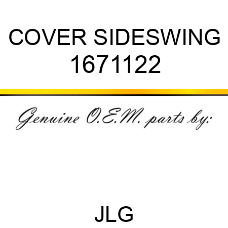 COVER SIDESWING 1671122