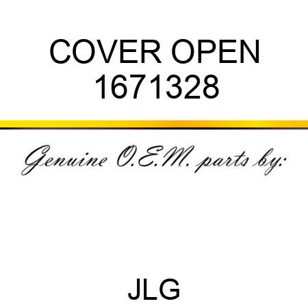 COVER OPEN 1671328