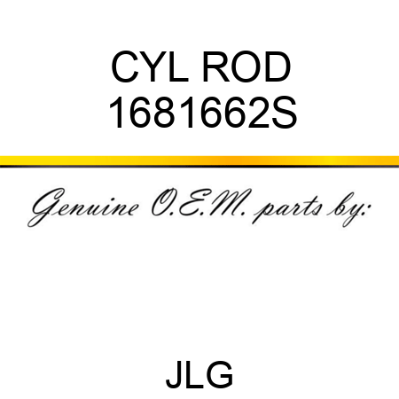 CYL ROD 1681662S