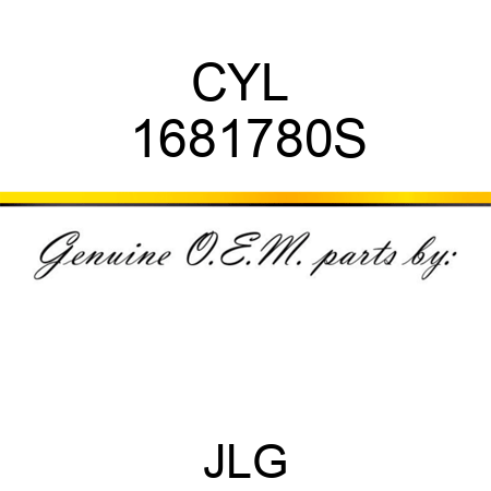 CYL  1681780S