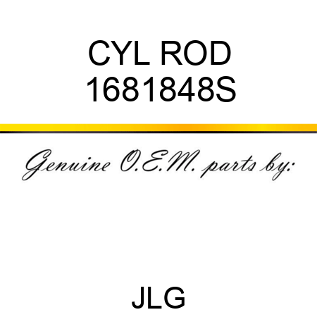 CYL ROD 1681848S