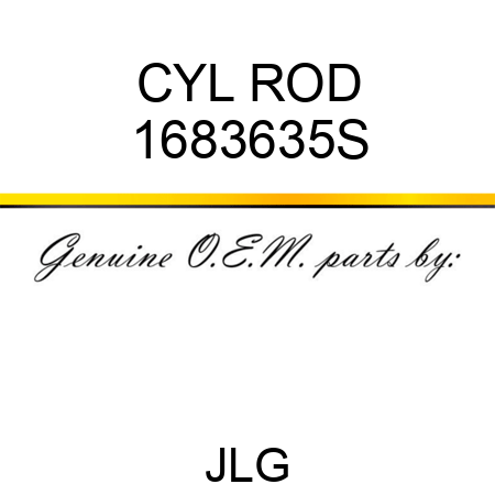 CYL ROD 1683635S