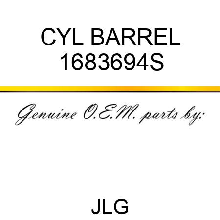 CYL BARREL 1683694S