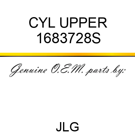 CYL UPPER 1683728S