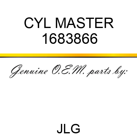 CYL MASTER 1683866