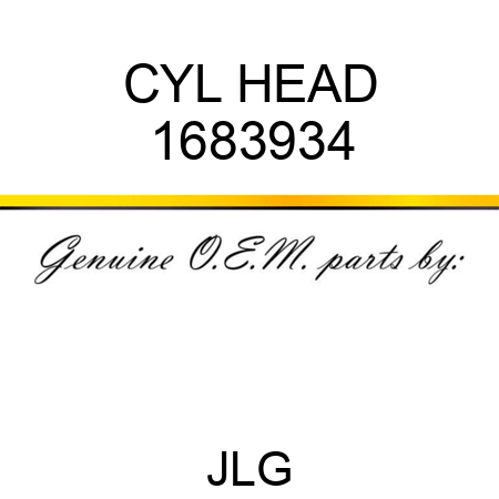 CYL HEAD 1683934
