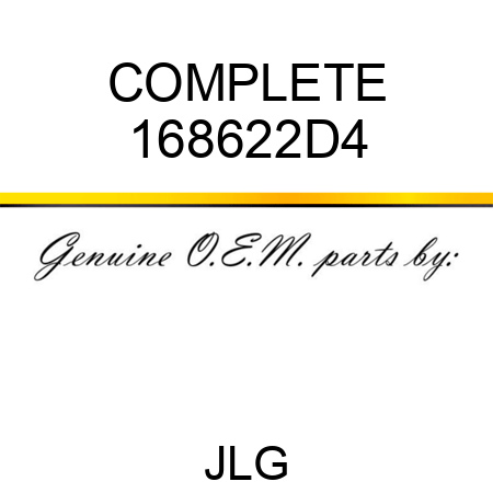 COMPLETE 168622D4