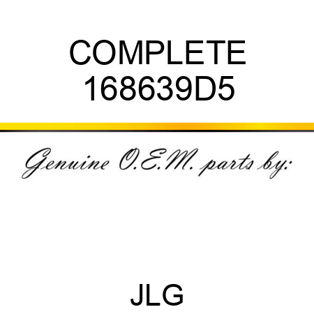 COMPLETE 168639D5