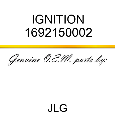 IGNITION 1692150002