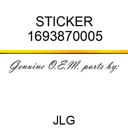 STICKER 1693870005