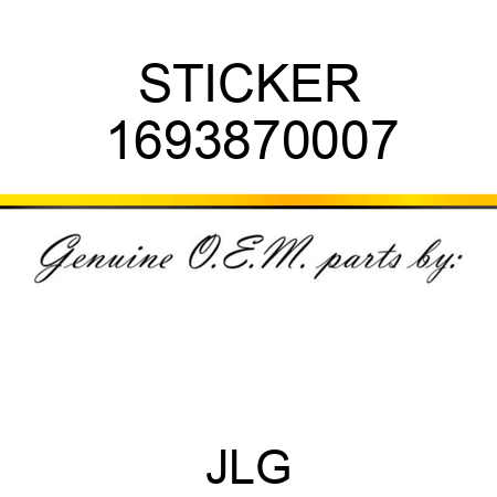 STICKER 1693870007