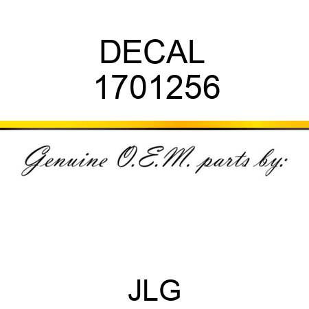 DECAL  1701256