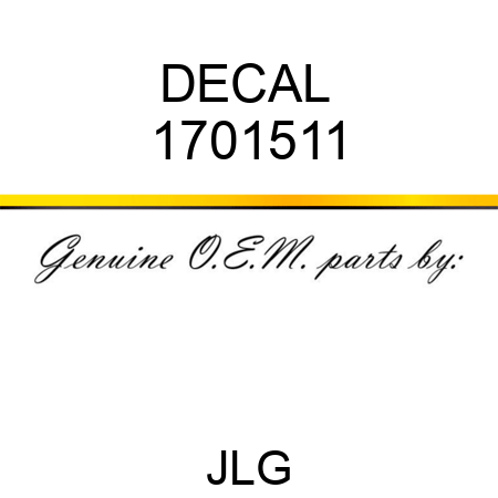 DECAL  1701511