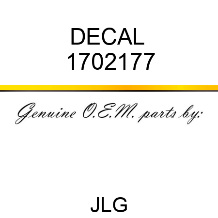 DECAL  1702177