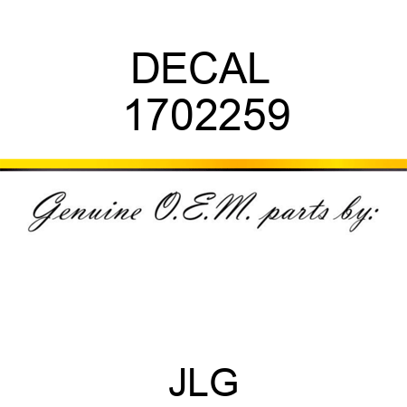 DECAL  1702259