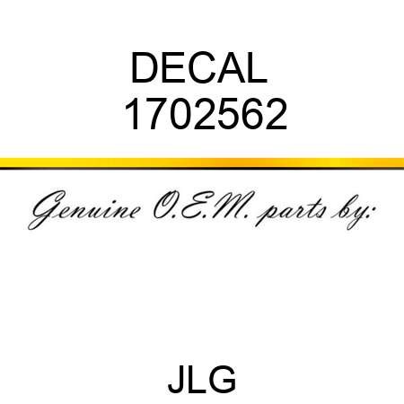 DECAL  1702562