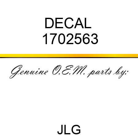 DECAL  1702563