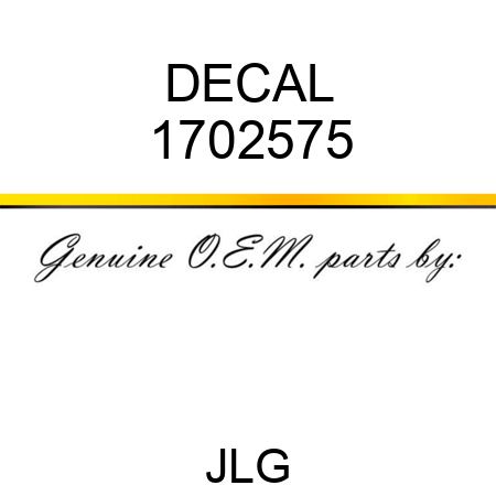 DECAL 1702575