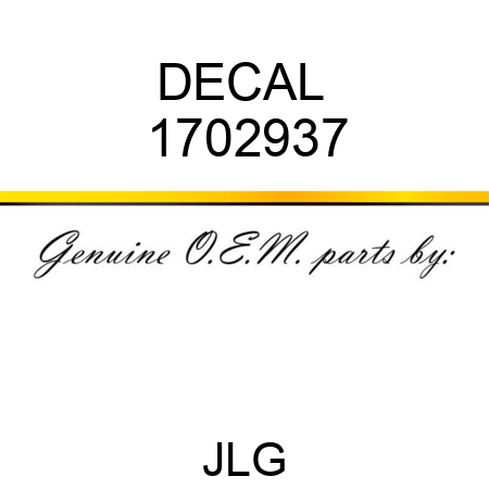 DECAL  1702937
