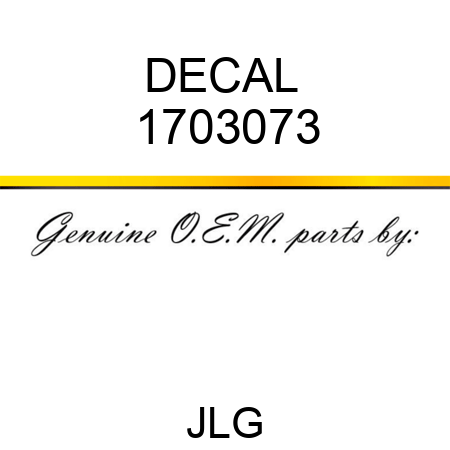 DECAL  1703073
