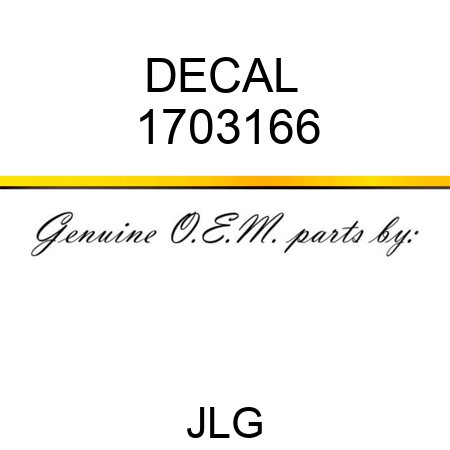 DECAL  1703166