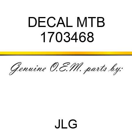 DECAL MTB 1703468