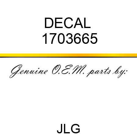 DECAL  1703665