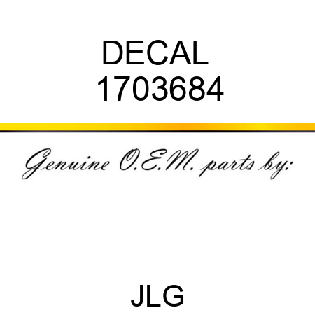 DECAL  1703684
