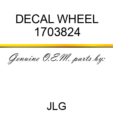 DECAL WHEEL 1703824