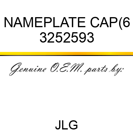 NAMEPLATE CAP(6 3252593
