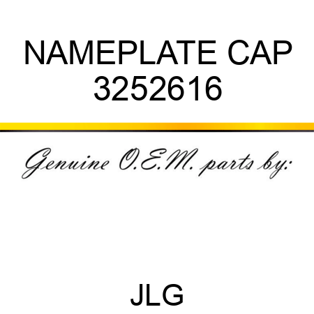 NAMEPLATE CAP 3252616