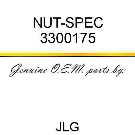 NUT-SPEC 3300175