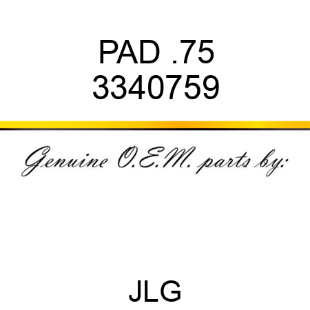 PAD .75 3340759