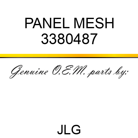 PANEL MESH 3380487