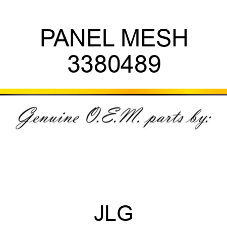 PANEL MESH 3380489