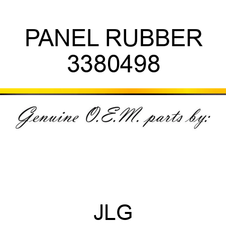 PANEL RUBBER 3380498