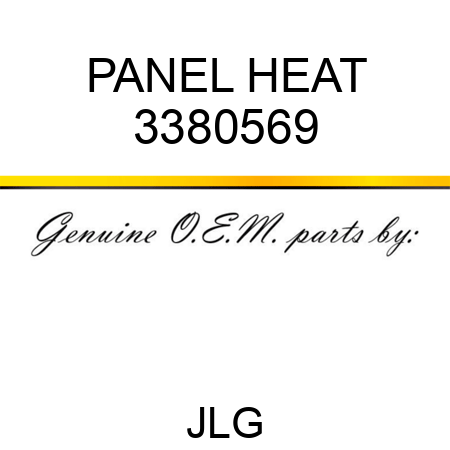 PANEL HEAT 3380569