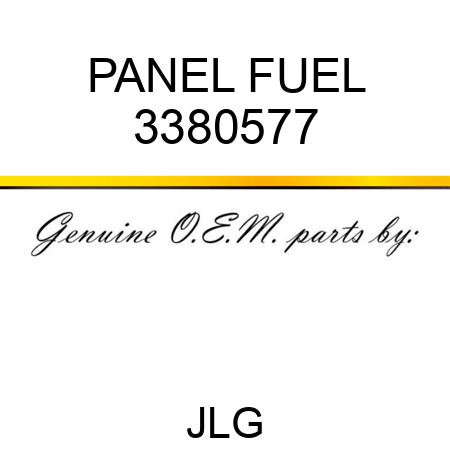 PANEL FUEL 3380577