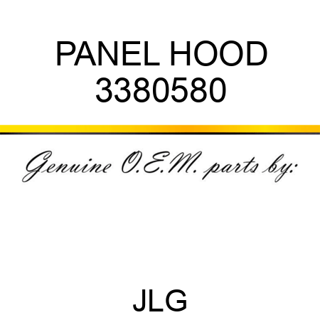 PANEL HOOD 3380580