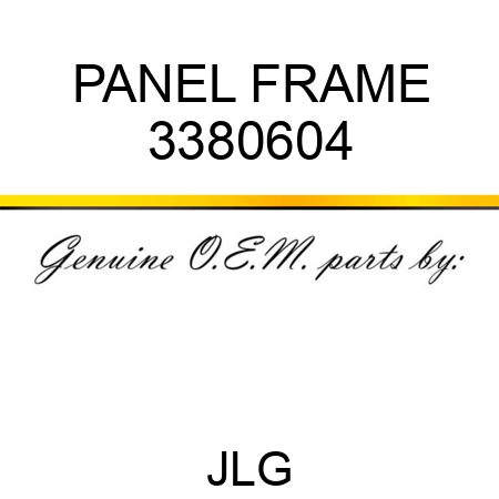 PANEL FRAME 3380604