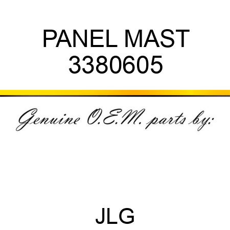 PANEL MAST 3380605