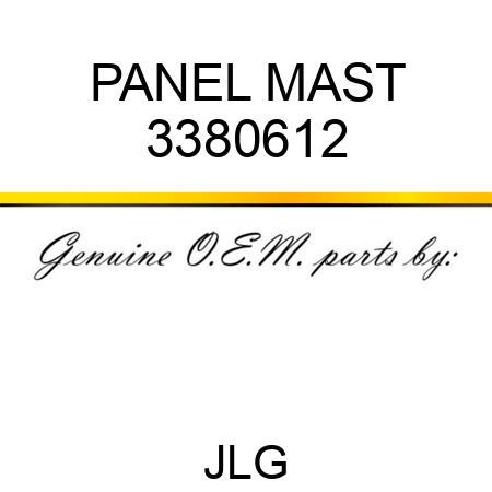 PANEL MAST 3380612