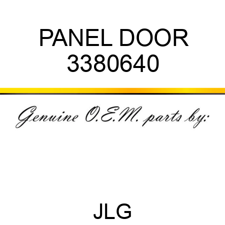 PANEL DOOR 3380640