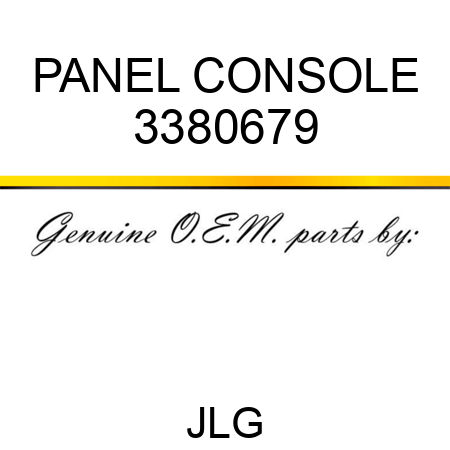 PANEL CONSOLE 3380679