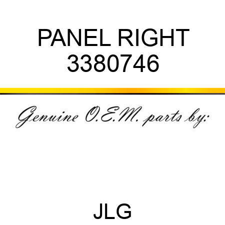 PANEL RIGHT 3380746
