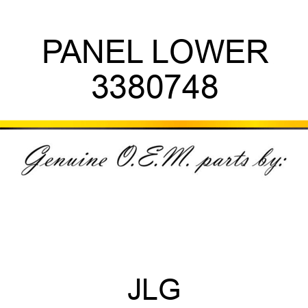 PANEL LOWER 3380748