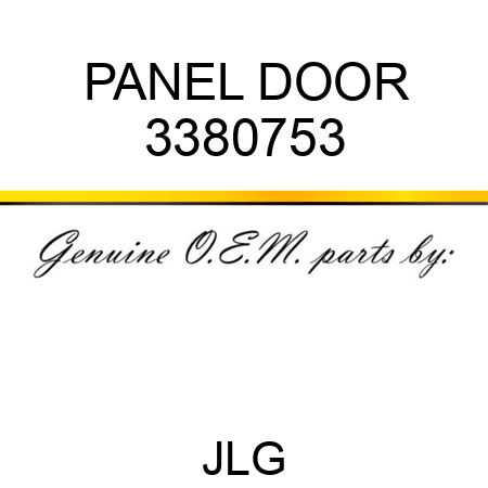 PANEL DOOR 3380753
