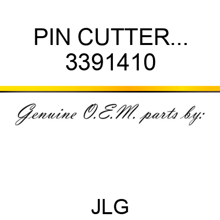 PIN CUTTER... 3391410