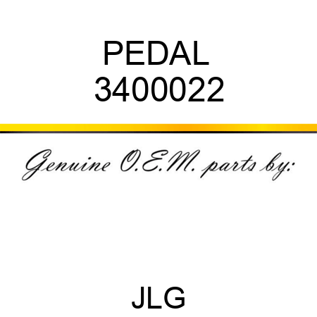 PEDAL  3400022