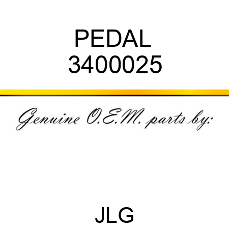 PEDAL  3400025